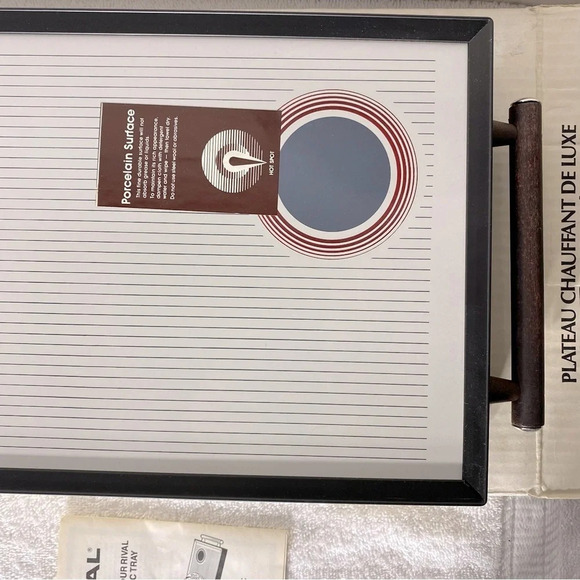 Vintage Rival Deluxe Hot Electric Tray - Picture 6 of 16